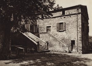 Italia: Predappio, Casa natal del Duce (foto b/n) de Kurt Hielscher