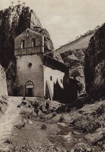 Italia: Val di Rajale, Abruzos (foto b/n)