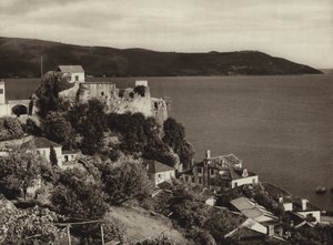 Yugoslavia: Castelnuovo en la bahía de Cattaro (foto en blanco y negro) de Kurt Hielscher