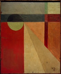 Abstracción 45 / Vestido de bola de Kurt Schwitters