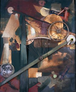 Construcción para damas nobles (Konstrucktion edle fur Frauen) de Kurt Schwitters