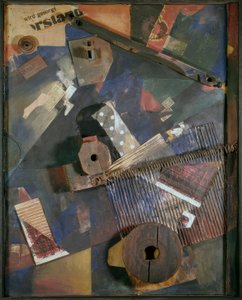 Construcción Merz. Fuerzas dislocadas de Kurt Schwitters