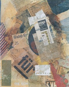 Merz 94 Grunfleck de Kurt Schwitters