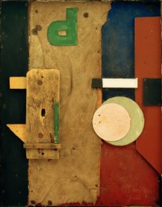 Merzbild P rosa de Kurt Schwitters