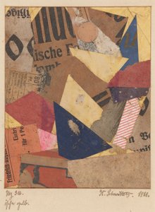 Mz 316 ische amarillo (Mz 316 ische amarillo) de Kurt Schwitters