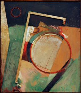 Sin título (imagen con anillo y marco) de Kurt Schwitters