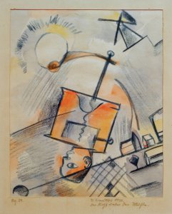 Sin título (la cabeza bajo el molino) de Kurt Schwitters