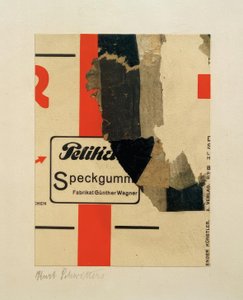 Ohne Titel (Speckgummi) de Kurt Schwitters