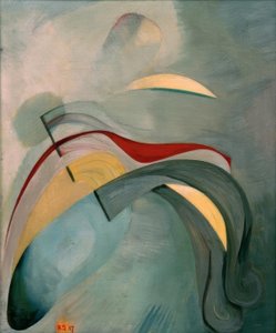 Línea roja (1) de Kurt Schwitters