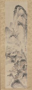 Paisaje, siglo XVIII de Kushiro Unsen