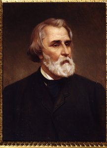 ""Portrait de Ivan Sergueievitch Tourgueniev (Turgenev de Kyrill Antonovitch Gorbunov