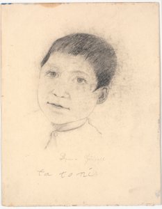 Retrato de un niño italiano