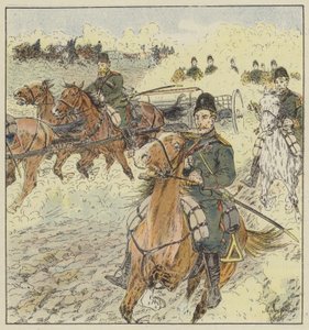 Artillería cosaca del Transbaikal de L. Malespine