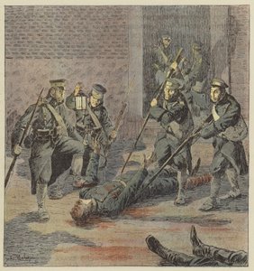 Heridos rusos masacrados por soldados japoneses de L. Malespine