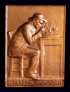 Jean Henri Fabre, entomólogo francés, 1911 de L. Patriarche