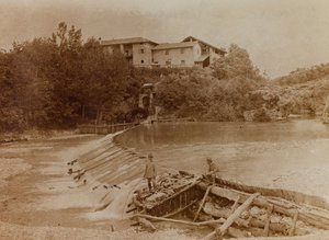 Álbum de la Primera Guerra Mundial en Friuli-Venecia Julia: el río Natisone en Premariacco, Udine, Italia de L. Verdiani