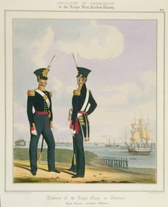 Oficiales de la Artillería Real de la Marina, lámina 8 de 