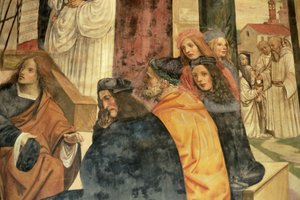 La vida de San Benito (detalle) de L. and Sodoma, G. Signorelli