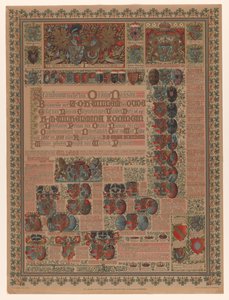 Árbol genealógico de la Casa de Orange-Nassau
Genealogía de la Casa de Orange Nassau a partir de S.A.D. Willem den Oud (...) (título en el objeto) de L. van Leer