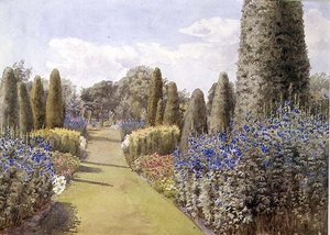 El borde herbáceo de Lady Alice Willoughby