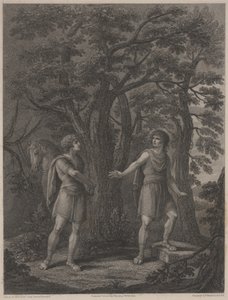 Ilustración de "Palamon y Arcite" de Lady Diana (after) Beauclerk