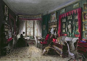 Nuestra sala de estar en Londres, 1849