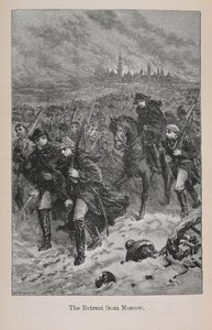 Retirada de Moscú, ilustración de 