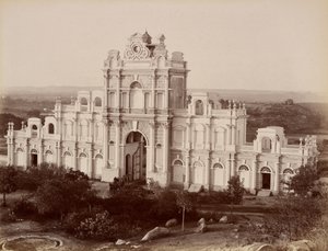 Entrada, Palacio Faluknuma de Lala Deen Dayal