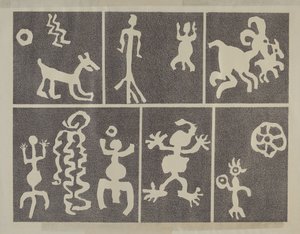 Diseño de petroglifo
