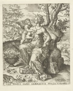 Primavera: Venus y Cupido Las cuatro estaciones (título de la serie)