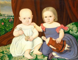 Los niños Herbert, 1857 de Lambert Sachs