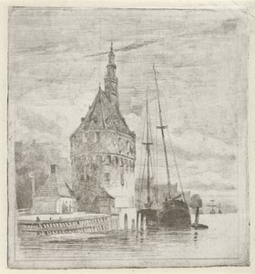 torre sobre el agua de Lambertus  Hardenberg
