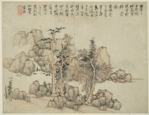 Paisaje al estilo de los maestros antiguos: Comentario del artista de Lan Ying