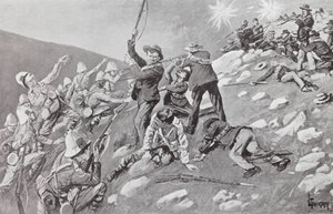 Carga de los Inniskillings, Batalla de los Altos de Tugela de Lance Thackeray