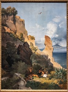 Paisaje con caza de centauros de Lancelot Théodore Turpin de Crissé de Crissé