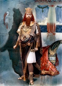 Herbert Beerbohm Tree en Herodes, c. 1902