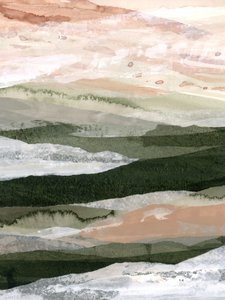 Montañas en capas abstractas