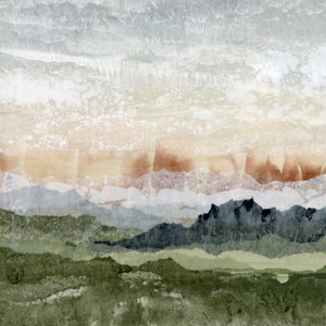 Abstracto de montañas en capas de Lara Eckerman