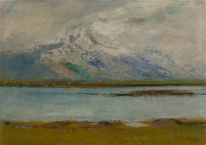 Paisaje de Tatra, 1890-95 de Laszlo Mednyanszky