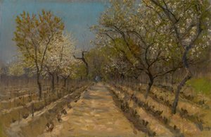 Viñedo, c.1890-95 de Laszlo Mednyanszky