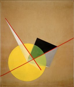 Círculo amarillo de Laszlo Moholy Nagy