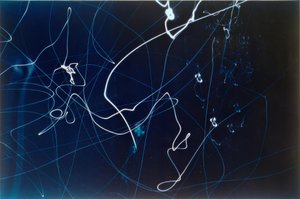Sin título (3 fotos de semáforos) de Laszlo Moholy Nagy