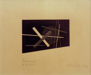 Sin título (Composición constructivista) de Laszlo Moholy Nagy