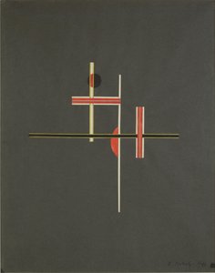 Equilibrio rojo y negro, 1922