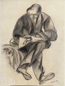 Figura Sentada Leyendo de Laszlo Moholy Nagy