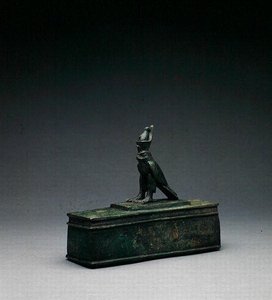 Reliquia de halcón de Late Period Egyptian