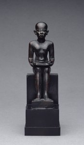 Figura de Imhotep (c.2635-2595 a.C.) Periodo Tardío de Late Period Egyptian