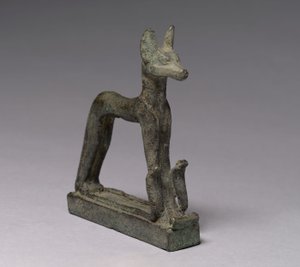 Chacal, 664-30 a.C. de Late Period Egyptian