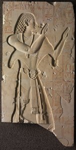 Mentuemhat en vestimenta eclesiástica, c.667-647 a.C.