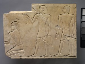 Sacerdotes realizando ritos funerarios, c.667-647 a.C. de Late Period Egyptian